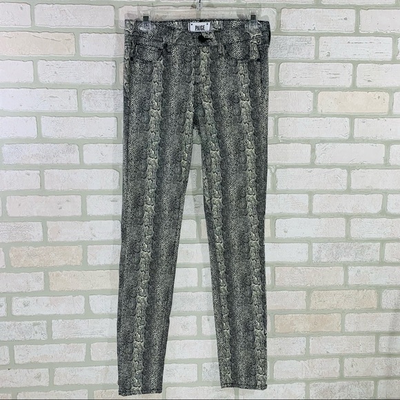 Paige Verdugo Ultra Skinny Jeans in Python Print Size 26 - Picture 4 of 11